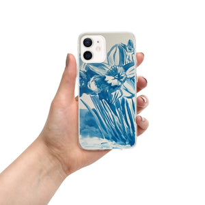 Daffodils in Blue (Clear Case for iPhone®) image 7