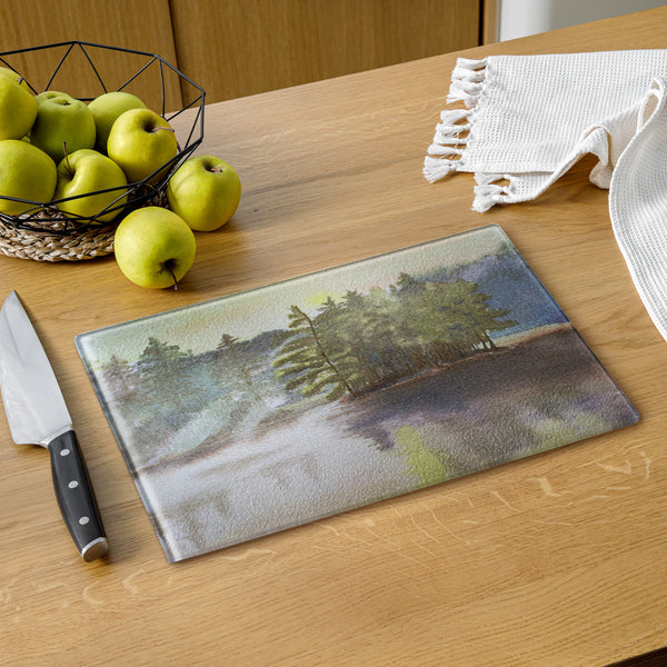 In the Stillness (glass cutting board) image 1