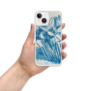 Daffodils in Blue (Clear Case for iPhone®) image 0