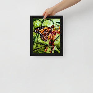 Framed Butterfly with Black Frame (Reproduction) image 0