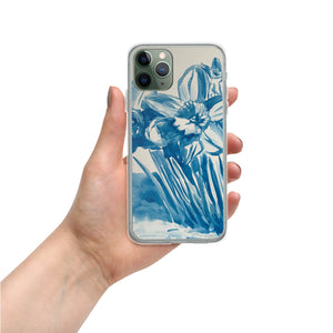 Daffodils in Blue (Clear Case for iPhone®) - iPhone 11 Pro image