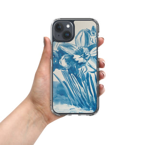 Daffodils in Blue (Clear Case for iPhone®) - iPhone 15 Plus image