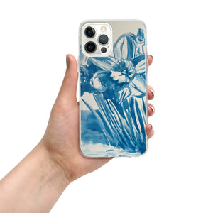 Daffodils in Blue (Clear Case for iPhone®) - iPhone 12 Pro Max image