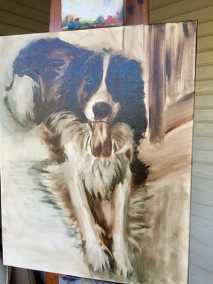 First Dog Commission--Sold