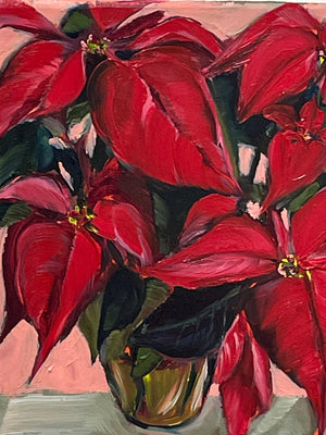 Poinsettia in Oil