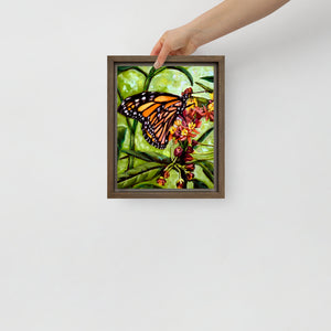 Framed Butterfly in Brown (Reproduction) image 0
