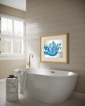 Daffodils in Blue (unframed watercolor) image 2