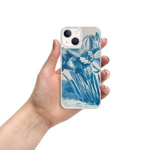 Daffodils in Blue (Clear Case for iPhone®) image 8